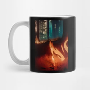 Fire In The Forest. Mug